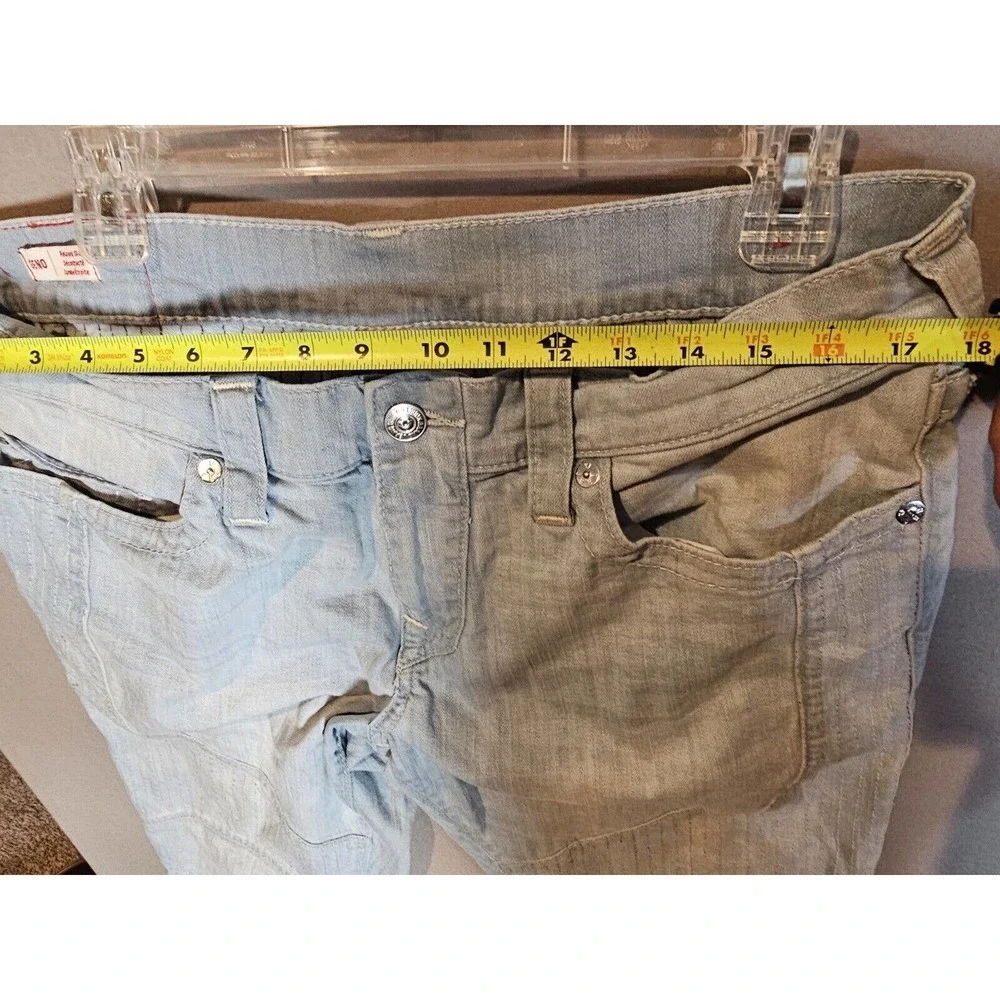 True Religion Jeans Mens 34 Geno Originals Denim Blue Relaxed Slim Fit